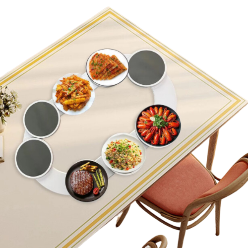 Rotating Meal Tray Set of 8 Tray