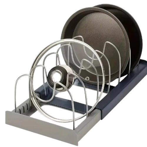 Expandable Pot Lid Rack – Multi-Purpose Organizer for Pots, Pans & Lids