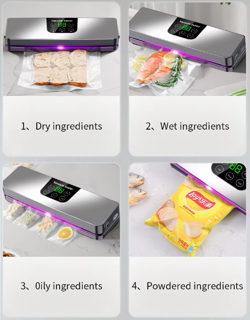 Digital Vacuum Sealer Machine wet//dry food packaging