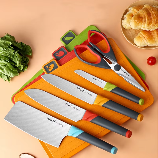 All in 1 Kitchen chopping board and knife Set