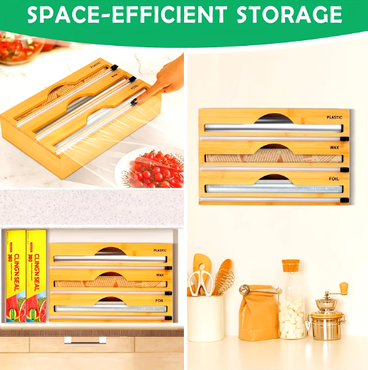 3 in 1 Wrap Organizer with Cutter and Labels