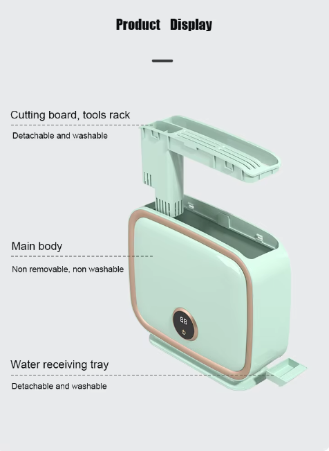 Wall mounted Kitchen Knife set and chopping board Sterilizing Rack