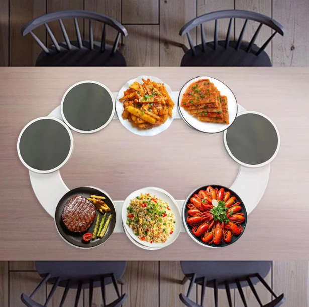 Rotating Meal Tray Set of 8 Tray