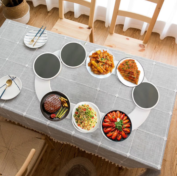 Rotating Meal Tray Set of 8 Tray