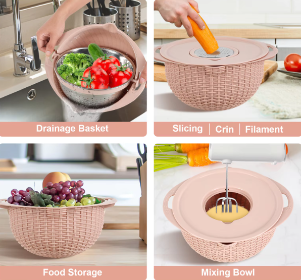 4 in 1 Rotatable Colander