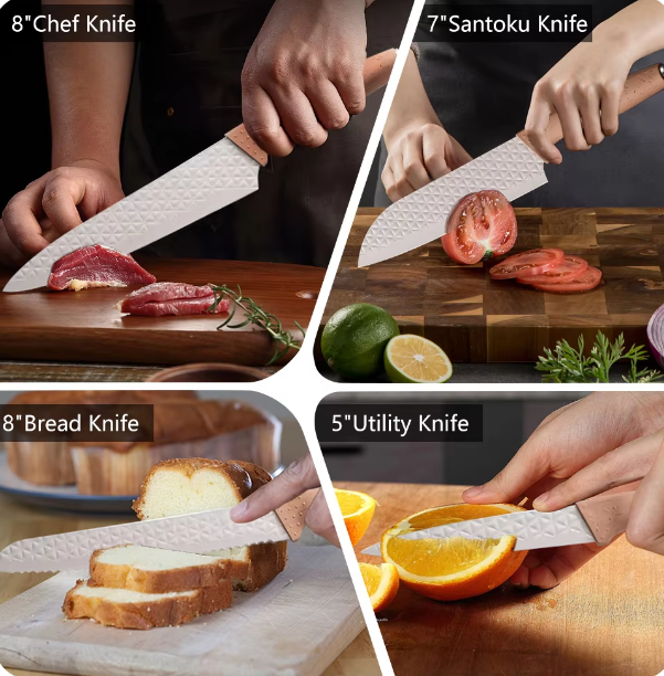 3CR13 Chef Kitchen Knife set of 6