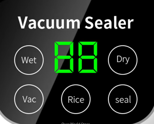 Digital Vacuum Sealer Machine wet//dry food packaging